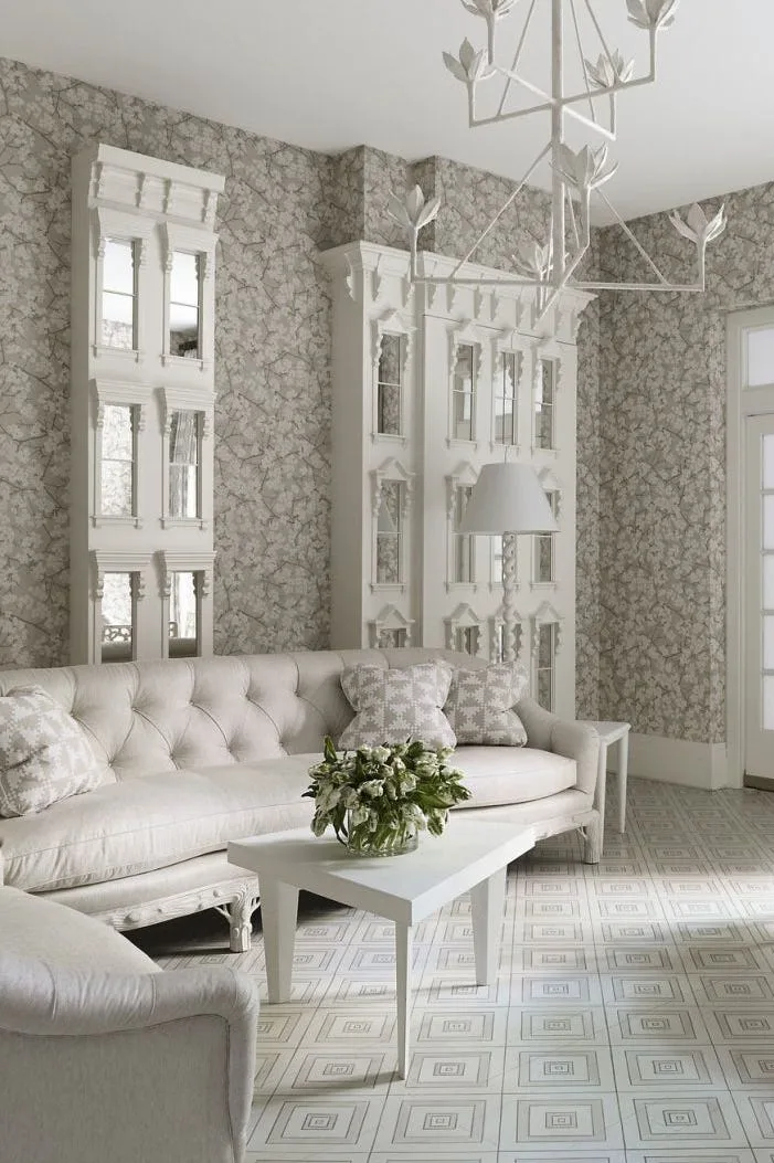 Textured grasscloth wallpaper installation Plymouth